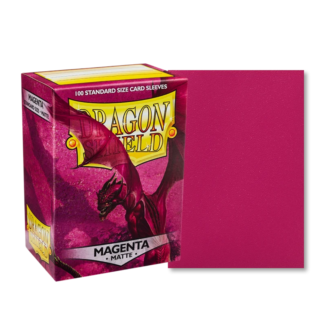 Dragon Shield - Sleeves Standard Size Matte (100) - MAGENTA