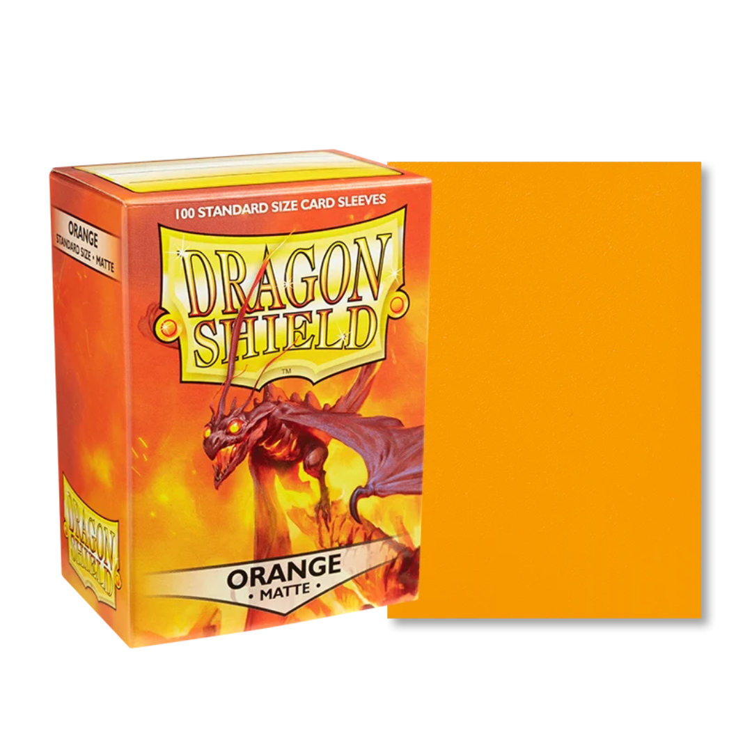 Dragon Shield - Sleeves Standard Size Matte (100) - ORANGE
