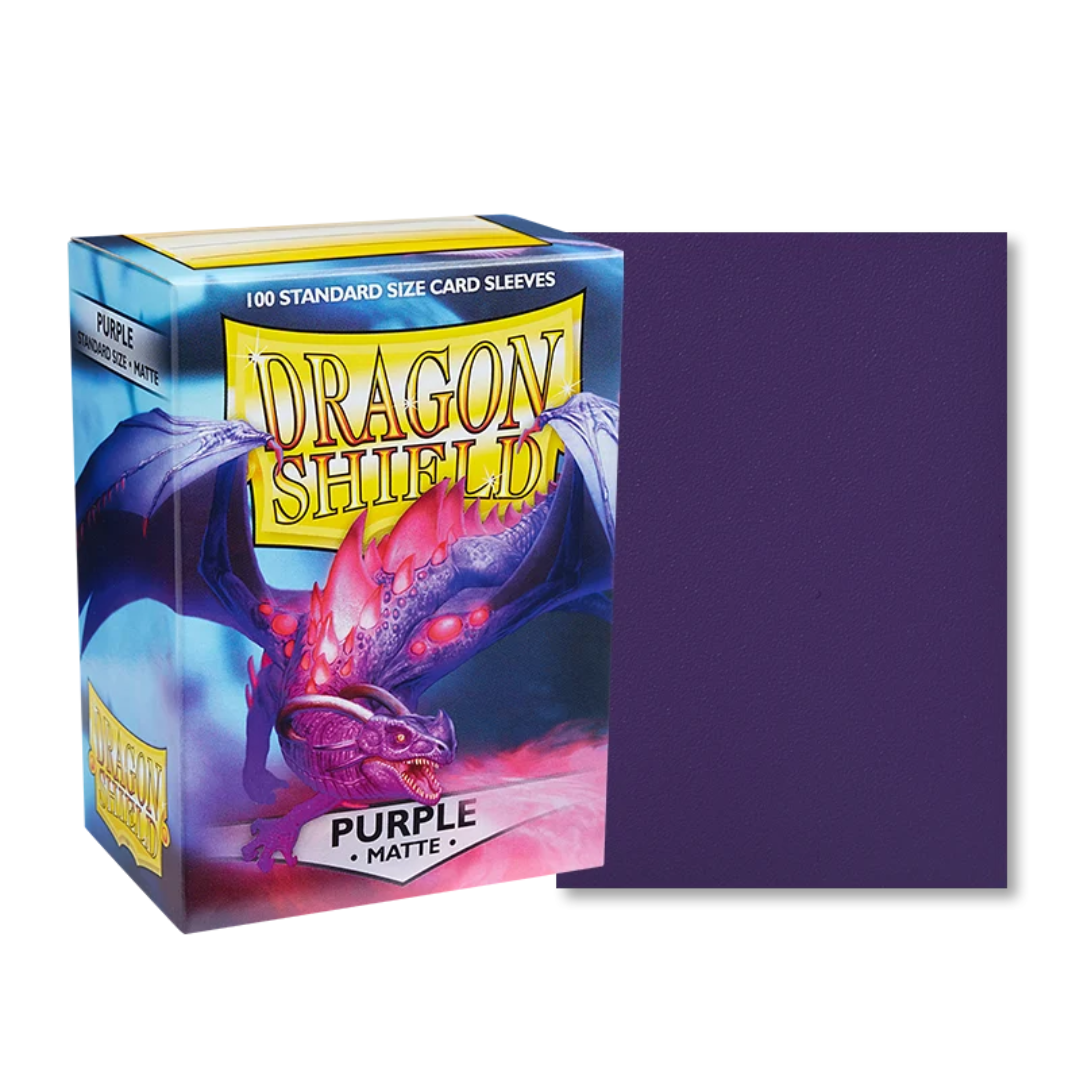 Dragon Shield - Sleeves Standard Size Matte (100) - PURPLE