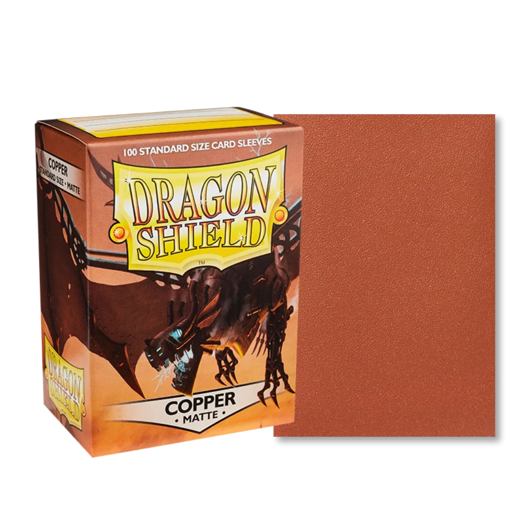 Dragon Shield - Sleeves Standard Size Matte (100) - COPPER