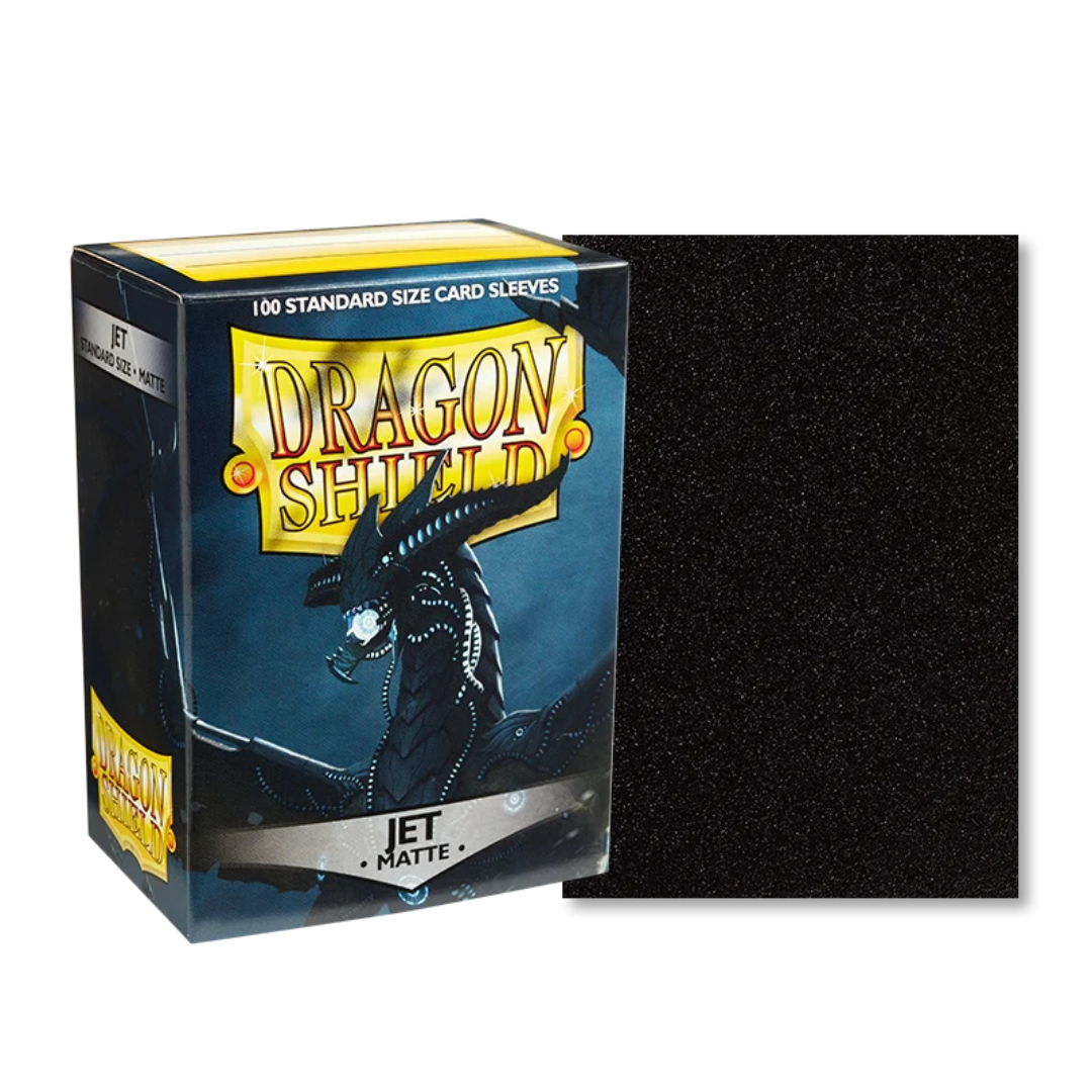 Dragon Shield - Sleeves Standard Size Matte (100) - JET