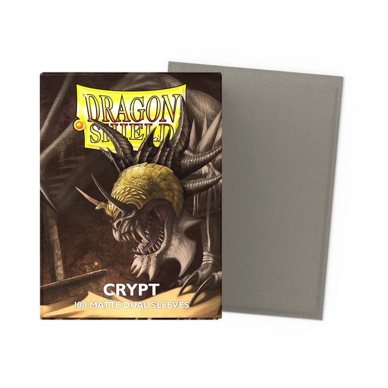 Dragon Shield - Sleeves Standard Size Dual Matte (100) - CRYPT