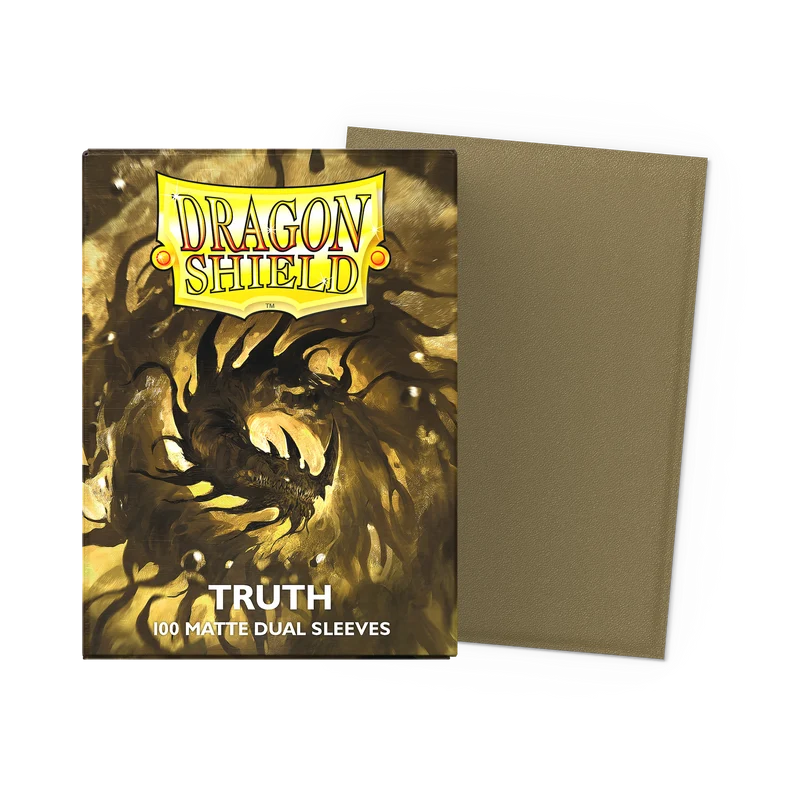 Dragon Shield - Sleeves Standard Size Dual Matte (100) - TRUTH