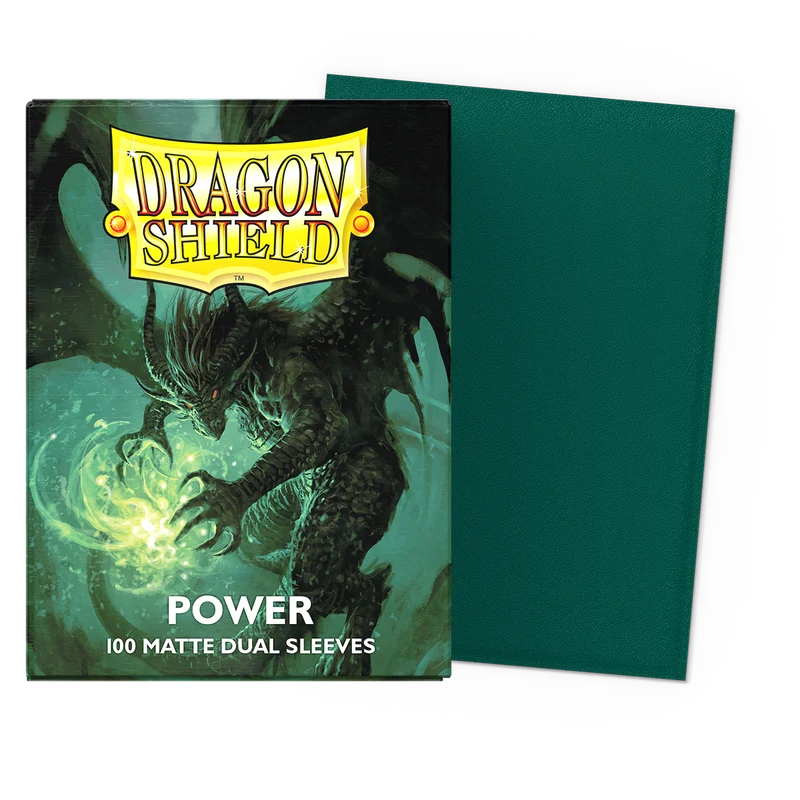 Dragon Shield - Sleeves Standard Size Dual Matte (100) - POWER