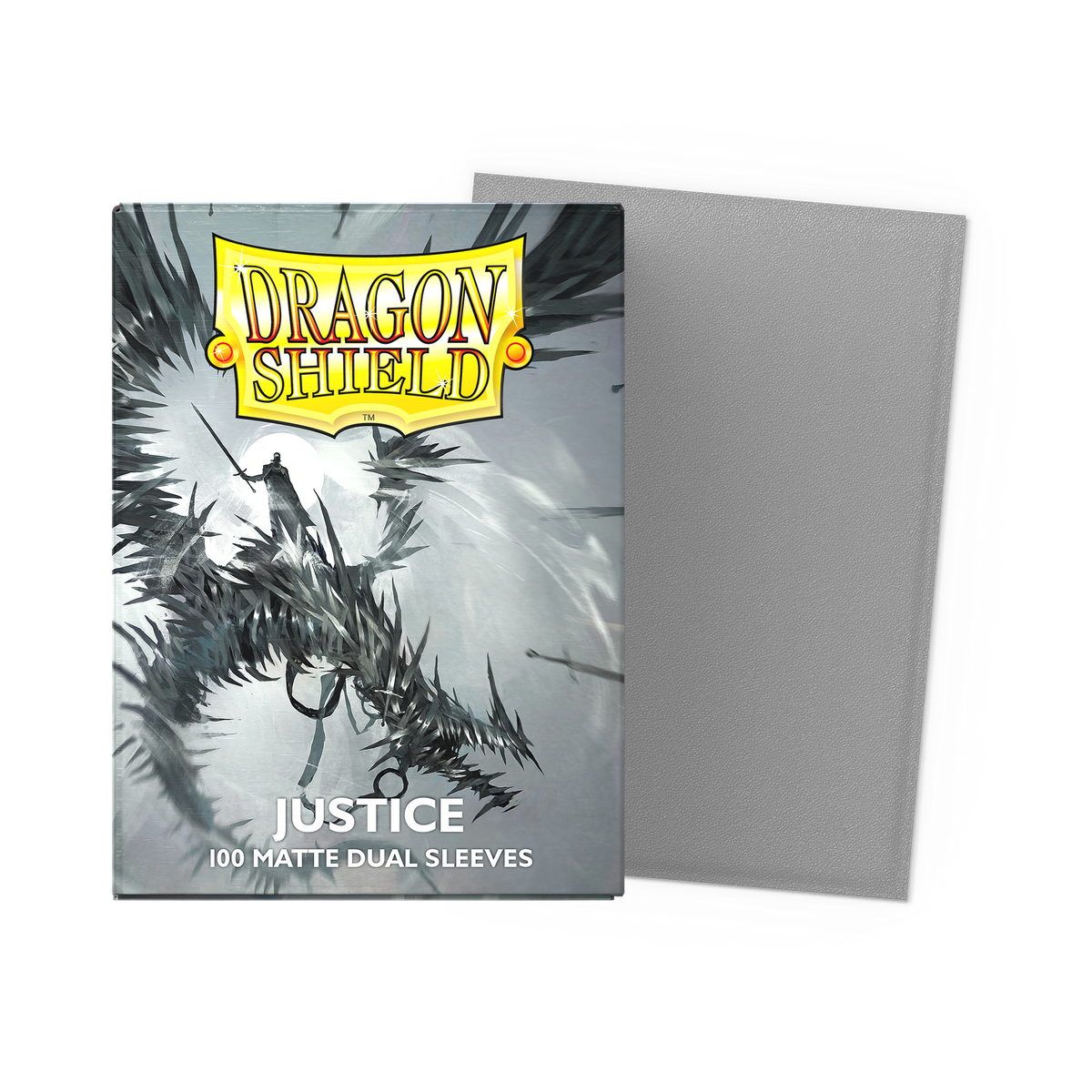 Dragon Shield - Sleeves Standard Size Dual Matte (100) - JUSTICE
