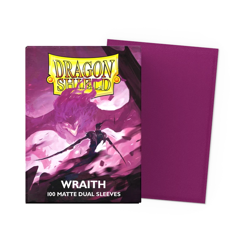 Dragon Shield - Sleeves Standard Size Dual Matte (100) - WRAITH