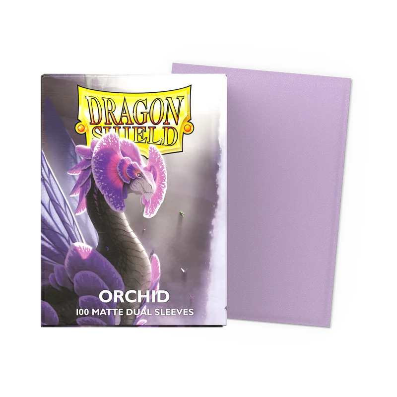 Dragon Shield - Sleeves Standard Size Dual Matte (100) - ORCHID