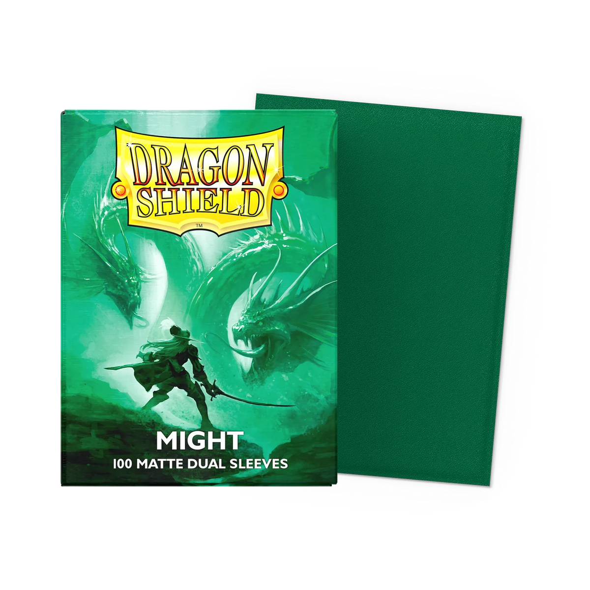 Dragon Shield - Sleeves Standard Size Dual Matte (100) - MIGHT