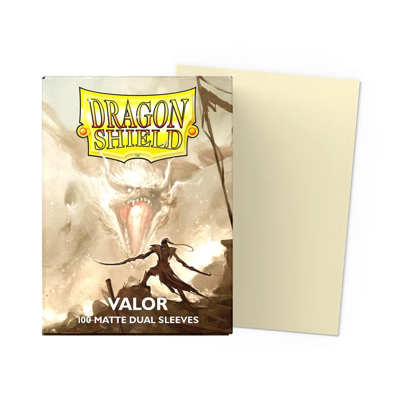 Dragon Shield - Sleeves Standard Size Dual Matte (100) - VALOR