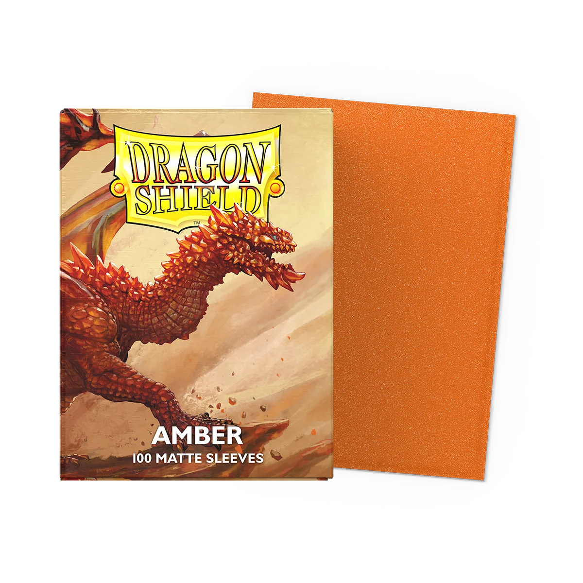 Dragon Shield - Sleeves Standard Size Matte (100) - AMBER